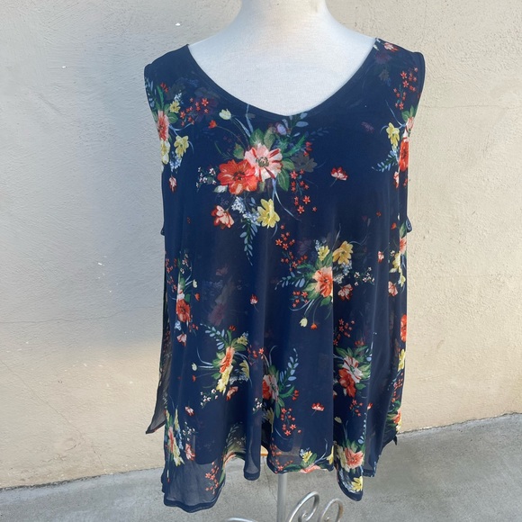 Roz & Ali sleeveless dress top - Picture 1 of 7